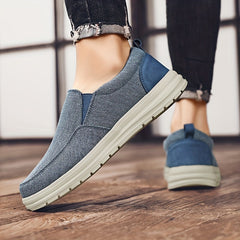 Men's Canvas Loafer Shoes Slip On Sneakers Spring Summer