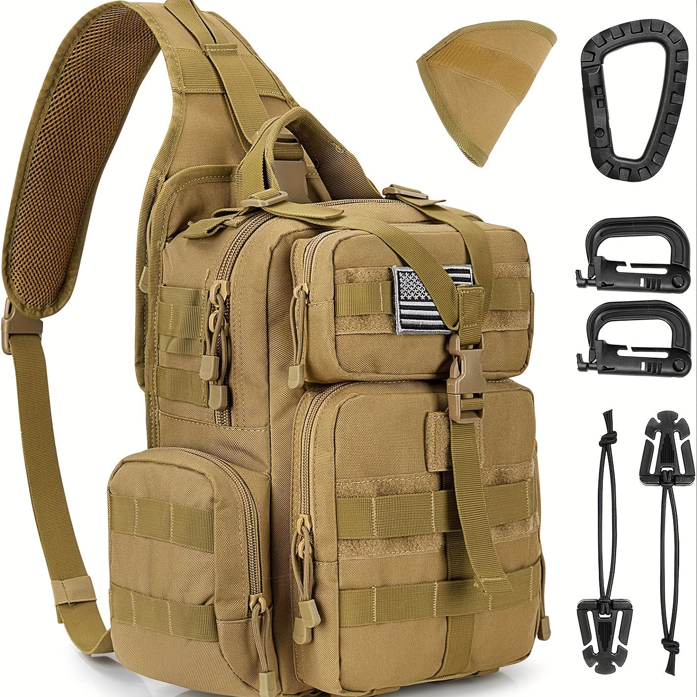 900D Waterproof Chest Pack for Outdoor Travel