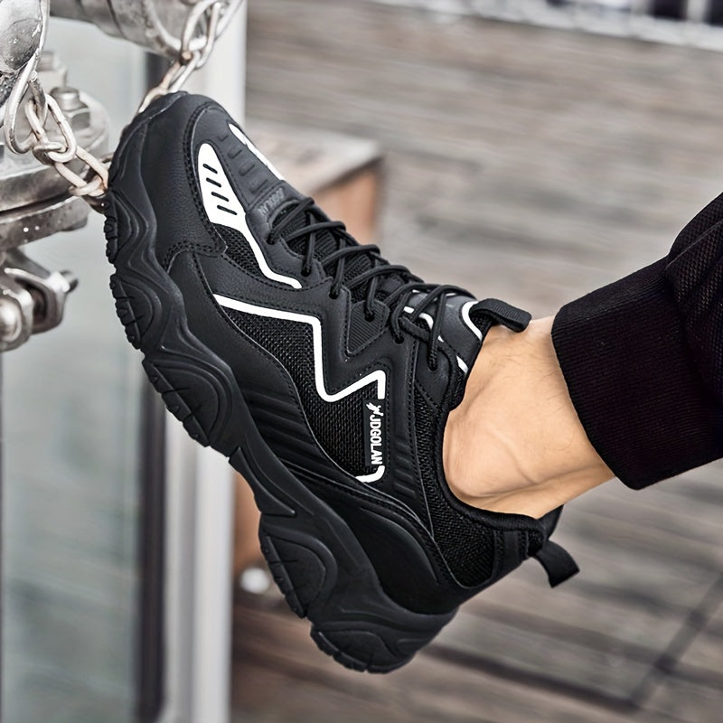 Men's Chunky Dad Sneakers Lace Up Athletic Shoes