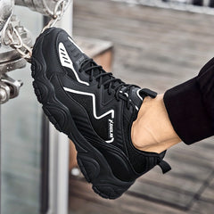Men's Chunky Dad Sneakers Lace Up Athletic Shoes