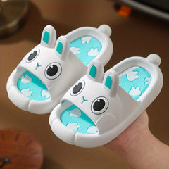 Girls Cartoon Rabbit Slippers Soft Sole Easter Bunny Comfortable Home Shoes