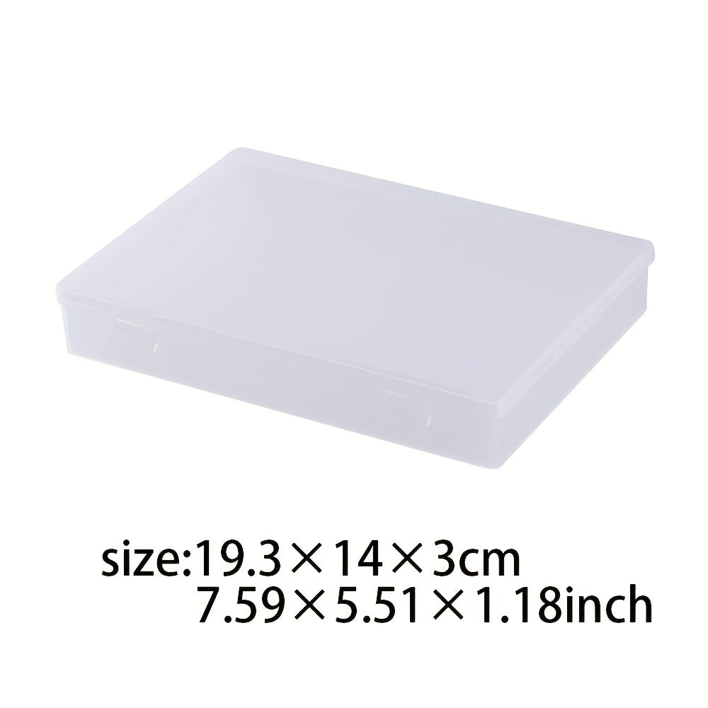 Transparent Storage Box for DIY Scrabooking Craft Supplies