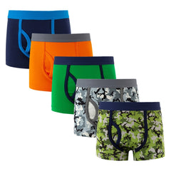 5pcs Boys Dinosaur Boxer Briefs Cotton Underpants