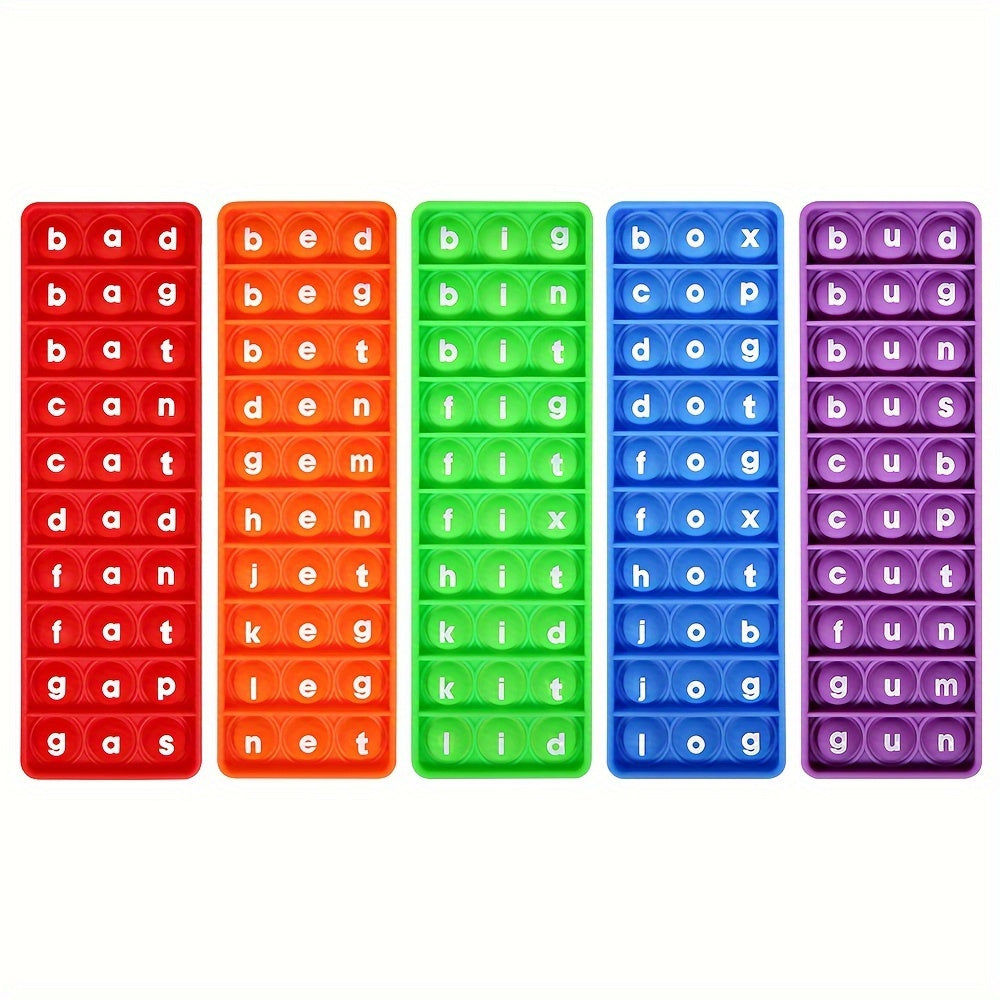 Set of 5 Word Popper Toys for CVC Word Games - Ideal Educational Resources