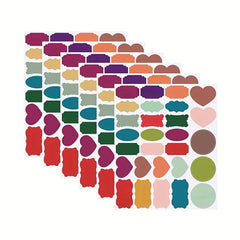 28 Colorful Label Stickers for Containers and Boxes - Easy Organization