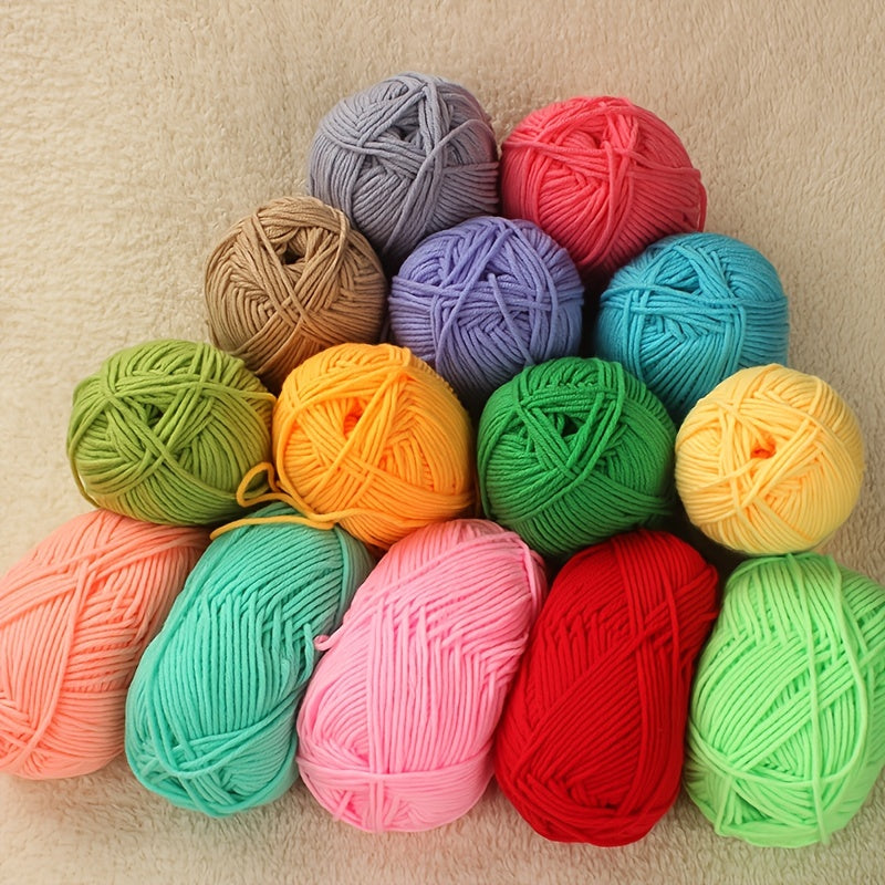 5 Strands Milk Cotton Hand Knitting Yarn DIY Crocheting Supplies 50g pc