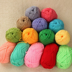 5 Strands Milk Cotton Hand Knitting Yarn DIY Crocheting Supplies 50g pc