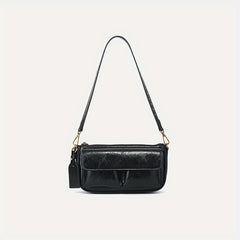 Vintage European Style Crossbody Bag with Adjustable Strap