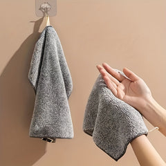 5pcs Bamboo Charcoal Bowl Towels Ultra Soft Dishwashing Cloth
