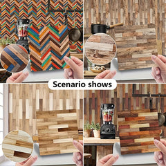 Dollhouse 3pcs Floor Tiles 3.93 Inches Wallpaper Tile Sticker
