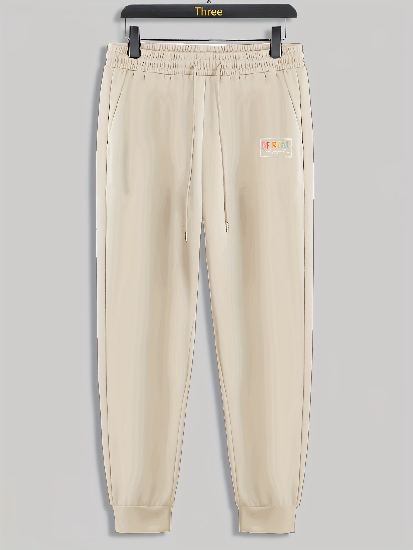 Real Print Men's Sweatpants Drawstring Casual Trousers