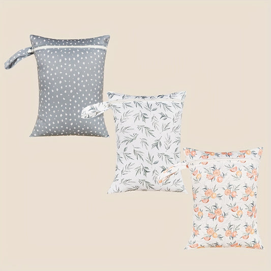 Waterproof Diaper Bag 3pcs Set - Mommy Storage Bag for Travel