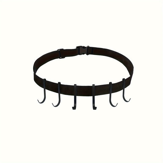 Tree Stand Gear Strap Hangers 6 Hooks Stainless Steel Holder