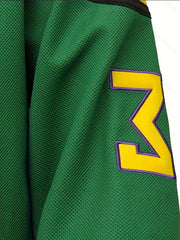 Men's Ice Hockey Jersey 33 Green Retro Classic Embroidery Stitched Hockey Sweats