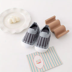 Baby Toddler Kids Striped Sock Shoes Non Slip Lightweight