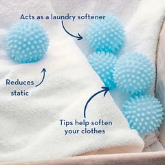 4pcs Reusable Anti-Winding Laundry Ball Dryer Ball Cleaning Tools