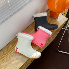 Women's Waterproof & Wear-resistant Mid Rain Boots