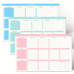 Daily To Do List Notepad Tear Off Planning Pad 52 Sheets