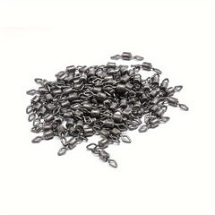 100pcs Fishing Swivel With Diamond Eye Fishing Line Connector