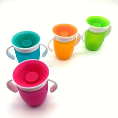 240ml Leakproof Straw Cup with Double Handle