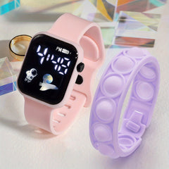 Boys 12-18 LED Bubble Spaceman Watch