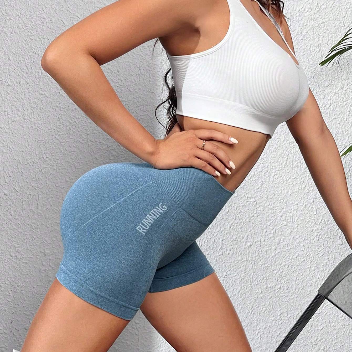 Scrunch Butt Yoga Shorts High Waist Gym Leggings Gym Clothes for Women
