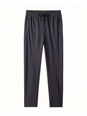 Men's Drawstring Long Pants Active Wear Thin Quick-drying Pants