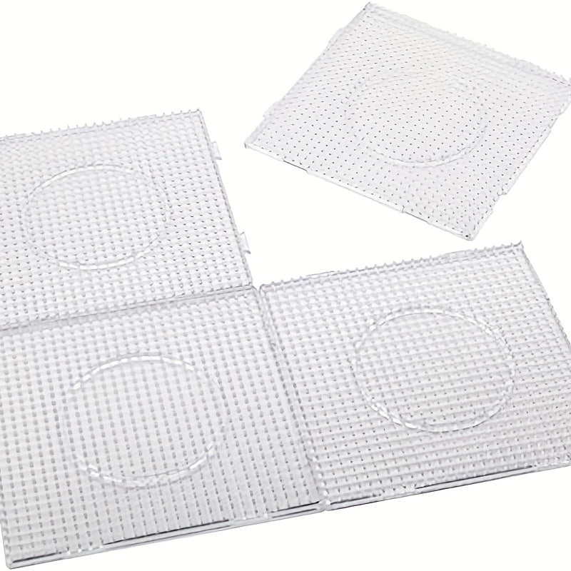 4pcs 5mm Fuse Bead Making Plate Clear Pegboard Kit Plastic Beads Board