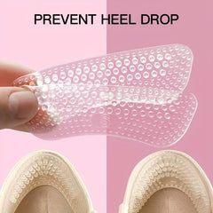 Silicone Heel Sticker Anti Wear Prevents Shoe Drop Large to Small Half Size Pad