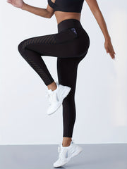 High Waisted Mesh Leggings for Women's Yoga