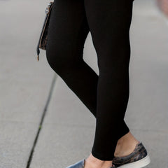 Solid High Rise Skinny Leggings