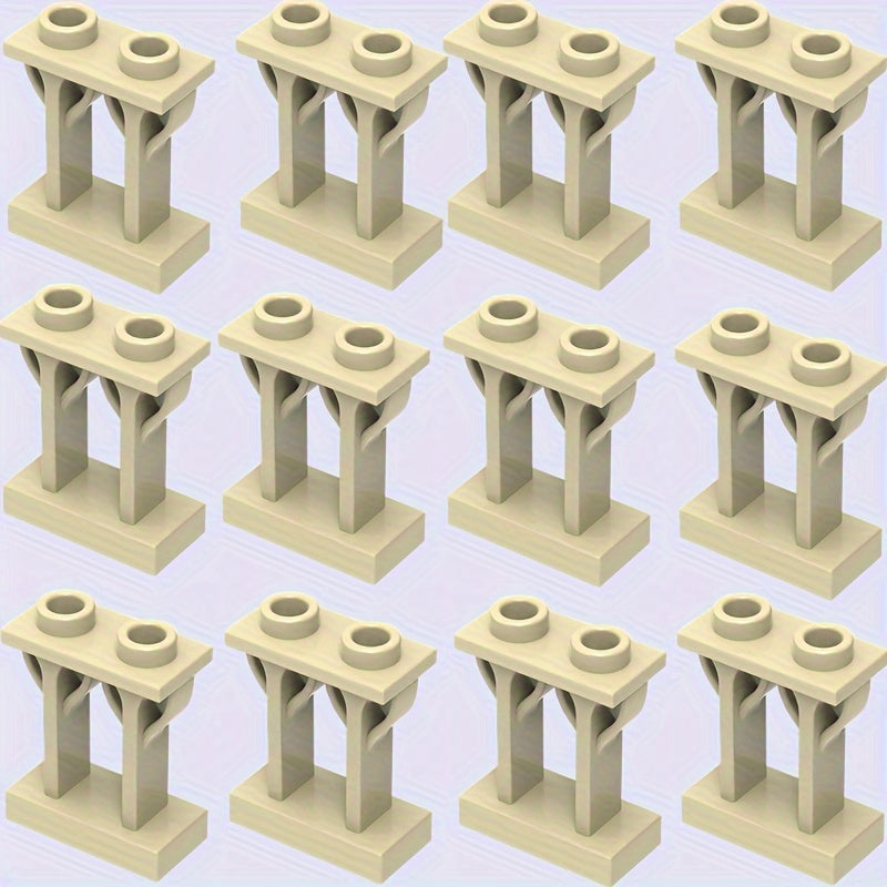 Farm Building Block Set with Columns, Fence