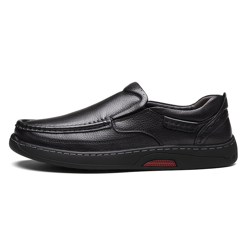 Men's Comfy Moc Toe Loafers Non slip Slip On Shoes