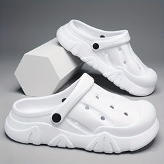 Men's Lightweight Comfy Clogs Hollow Out Non Slip Garden Shoes