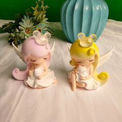 Sweet Dream Angel Figurine Decoration for Desktop