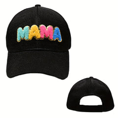 Glitter MAMA Patch Baseball Cap Lightweight Dad Hat Vintage Golf Sun Hat