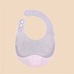 Adjustable Waterproof Silicone Bib for Clean & Dry Feeding