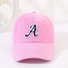 Solid Cotton Sunshade Dad Hat Adjustable Couple Sun Hats
