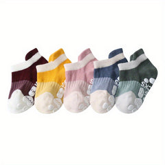 Girls Cartoon Knit Socks Non-slip Soft Cotton Sock
