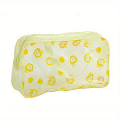 Clear Waterproof Makeup Pouch Toiletry Organizer & Travel Accessories
