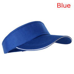 Adjustable Men's Solid Sun Visor Sport Golf Tennis Cap