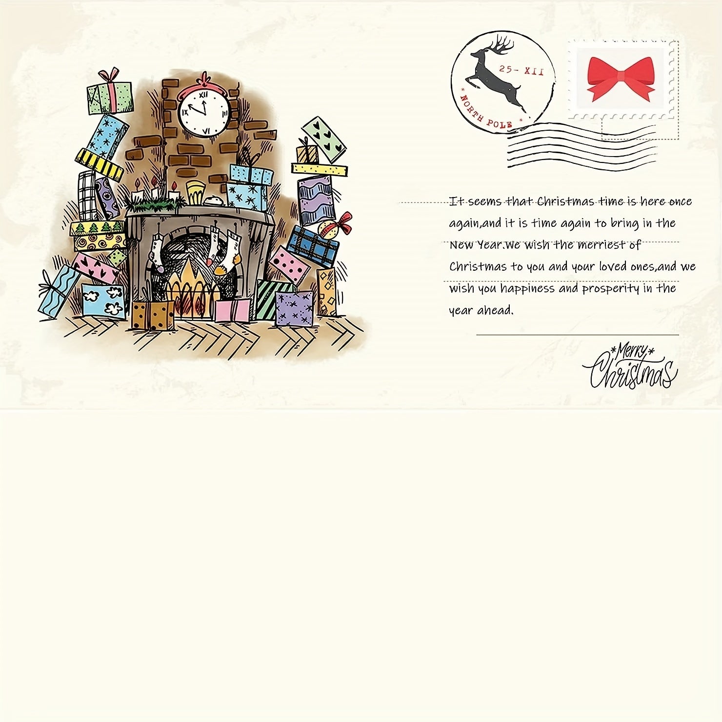 Christmas In The House Clear Stamps Winter Background