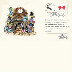 Christmas In The House Clear Stamps Winter Background