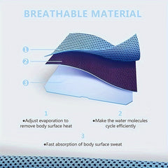 4pcs Soft Breathable Cooling Sports Towel 40 x 12 Quick Drying Microfiber Towel