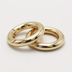 5pcs Zinc Alloy Spring Ring Keychain Open Ring DIY Keychain Buckle