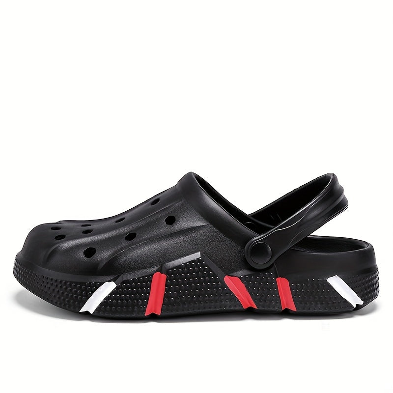 Men's Lightweight Comfy Clogs Hollow Out Non Slip Garden Shoes
