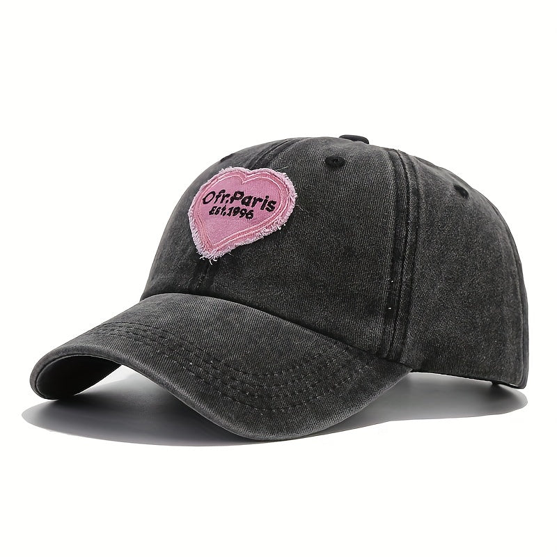 Embroidery Letter Baseball Cap Solid Hat Holiday Party