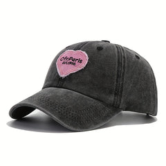 Embroidery Letter Baseball Cap Solid Hat Holiday Party