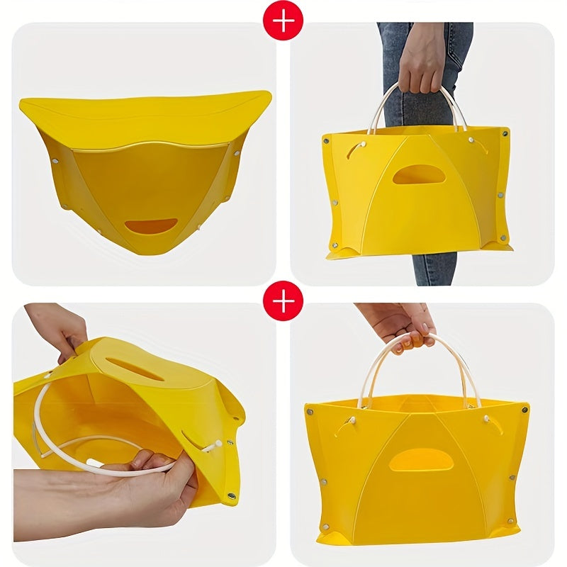 Card Stool With Rope Handle Foldable Small Stool & Storage Bag