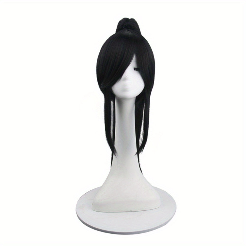 Men's 18 Inch Anime Cosplay Wig - Chemical Fiber Costume Hairpiece